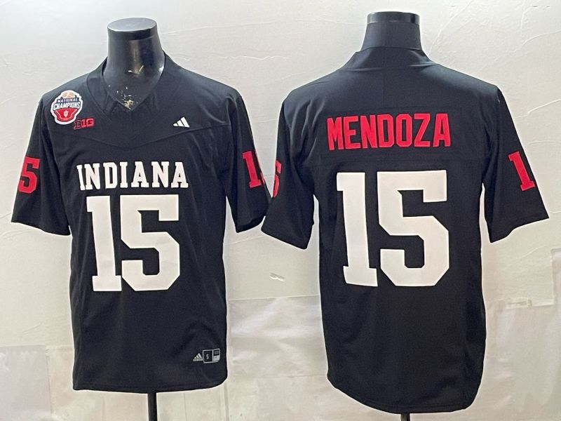 Men 2026 Ohio State Buckeyes #15 Mendoza Black Nike Limited NCAA Jersey 080